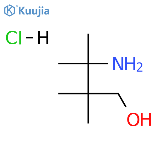 3-amino-2,2,3-trimethylbutan-1-ol hydrochloride structure