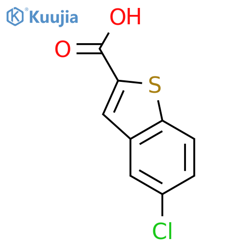 5-Chloro-1-benzothiophene-2-carboxylic acid structure