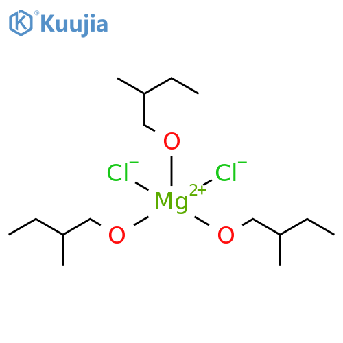 Magnesium, dichlorotris(2-methyl-1-butanol)- structure