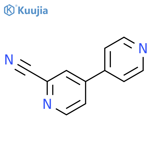 [4,4'-Bipyridine]-2-carbonitrile structure