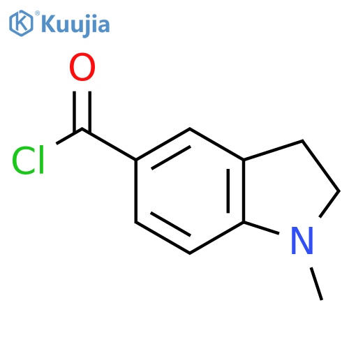 1-Methyl-2,3-dihydroindole-5-carbonyl chloride structure