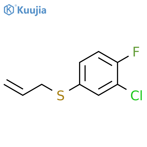 1-Allylsulfanyl-3-chloro-4-fluorobenzene structure