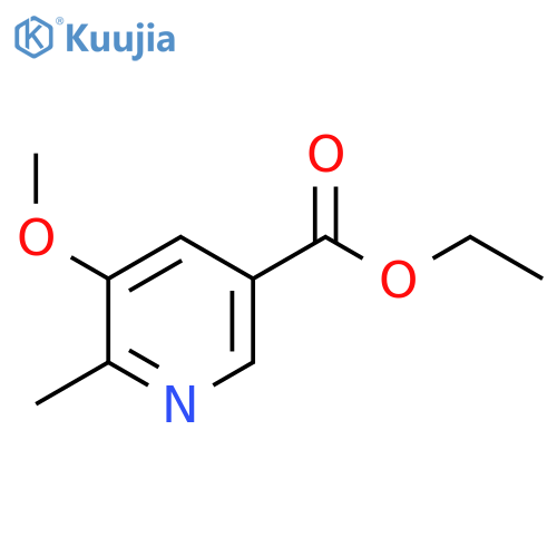 Ethyl 5-methoxy-6-methylnicotinate structure