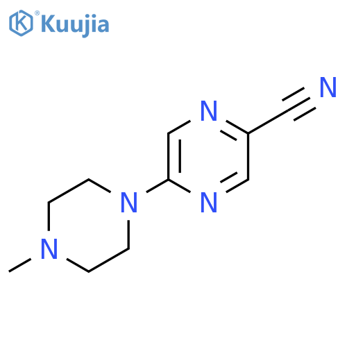 5-(4-Methyl-1-piperazinyl)pyrazine-2-carbonitrile structure