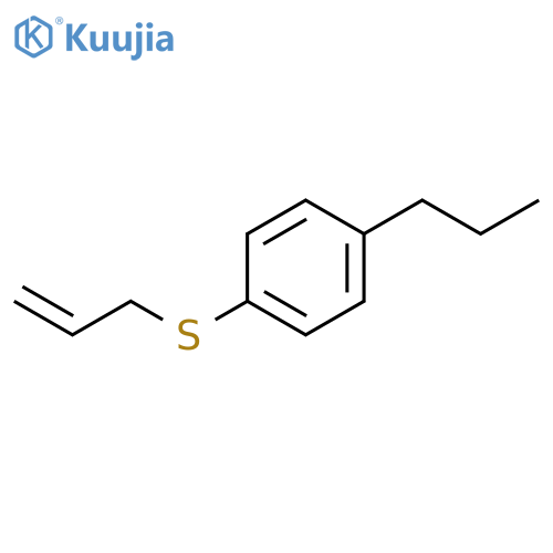 1-prop-2-enylsulfanyl-4-propylbenzene structure