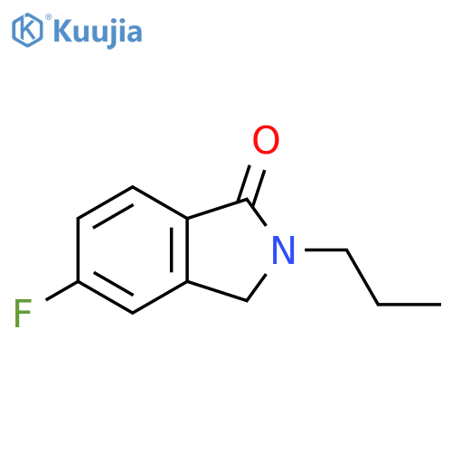 5-Fluoro-2-propyl-2,3-dihydro-1h-isoindol-1-one structure