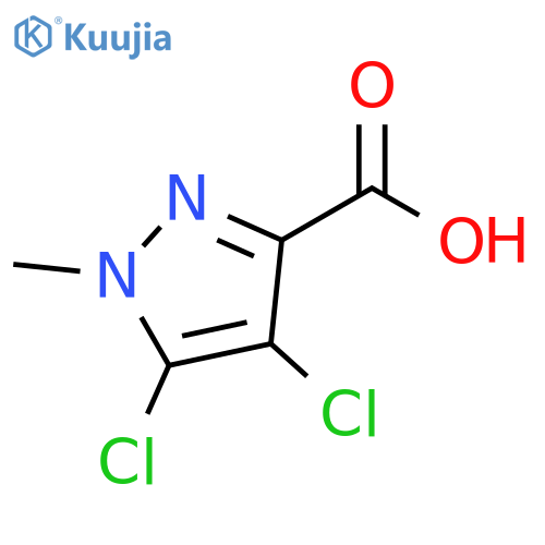 4,5-dichloro-1-methyl-1H-pyrazole-3-carboxylic acid structure