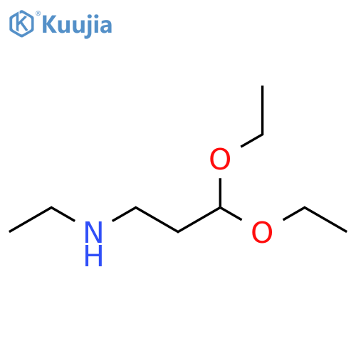 (3,3-DIETHOXYPROPYL)(ETHYL)AMINE structure
