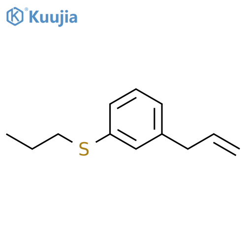 1-prop-2-enyl-3-propylsulfanylbenzene structure