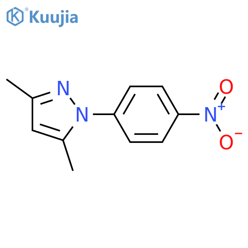1H-Pyrazole,3,5-dimethyl-1-(4-nitrophenyl)- structure