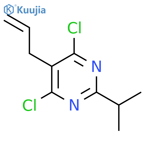 4,6-dichloro-5-(prop-2-en-1-yl)-2-(propan-2-yl)pyrimidine structure