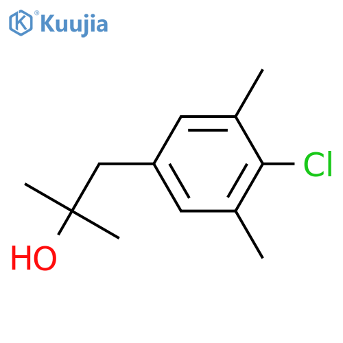 1-(4-chloro-3,5-dimethylphenyl)-2-methylpropan-2-ol structure
