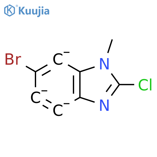 6-Bromo-2-chloro-1-methyl-1H-benzoDimidazole structure