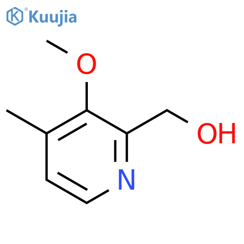 3-Methoxy-4-methylpyridine-2-methanol structure