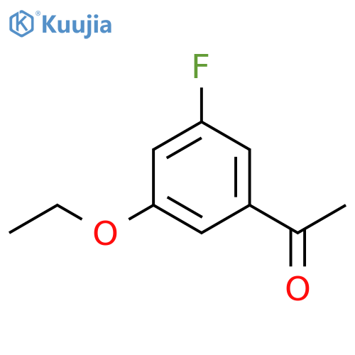 1-(3-ethoxy-5-fluorophenyl)ethan-1-one structure