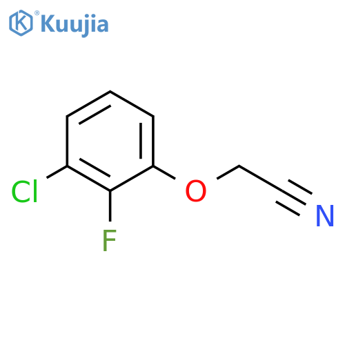 2-(3-chloro-2-fluorophenoxy)acetonitrile structure