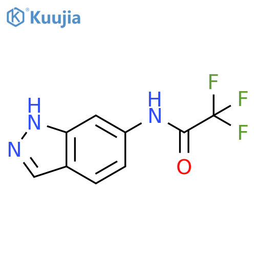 2,2,2-trifluoro-N-(1H-indazol-6-yl)acetamide structure