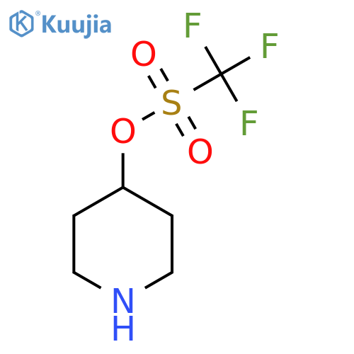 Piperidin-4-yl trifluoromethanesulfonate structure