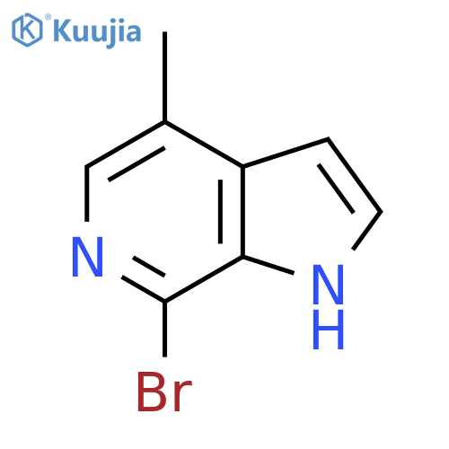 7-Bromo-4-methyl-1h-pyrrolo2,3-Cpyridine structure