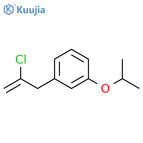 1-(2-chloroprop-2-enyl)-3-propan-2-yloxybenzene structure