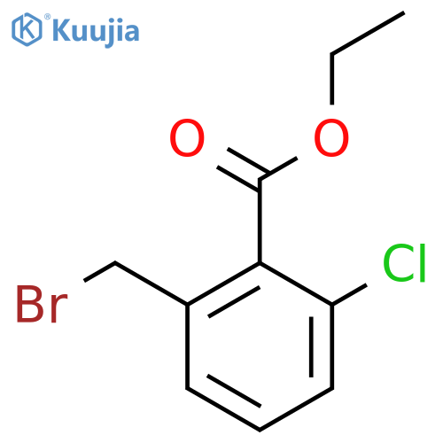 Ethyl 2-(bromomethyl)-6-chlorobenzoate structure