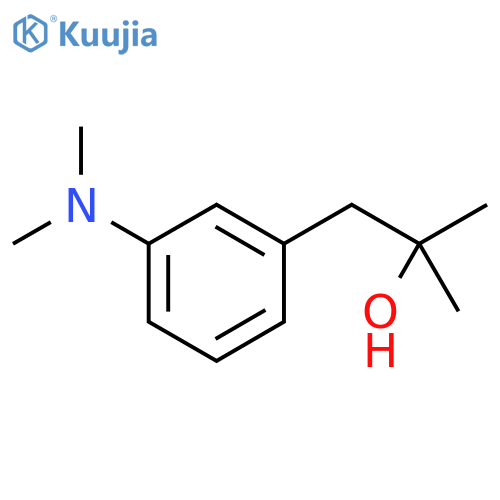 1-3-(dimethylamino)phenyl-2-methylpropan-2-ol structure