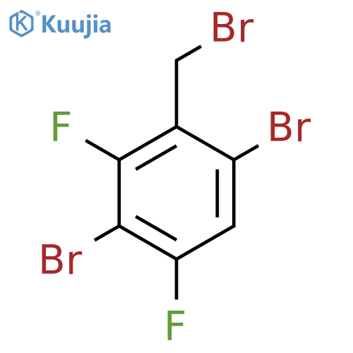 3,6-Dibromo-2,4-difluorobenzyl bromide structure