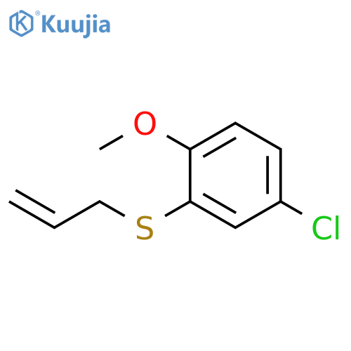 ALLYL(5-CHLORO-2-METHOXYPHENYL)SULFANE structure