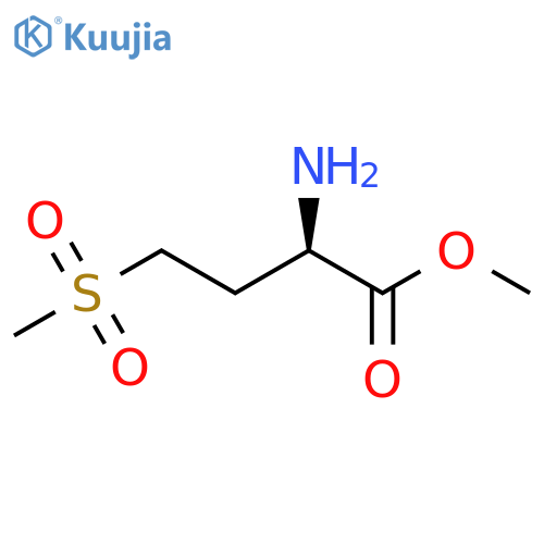methyl (2R)-2-amino-4-methanesulfonylbutanoate structure