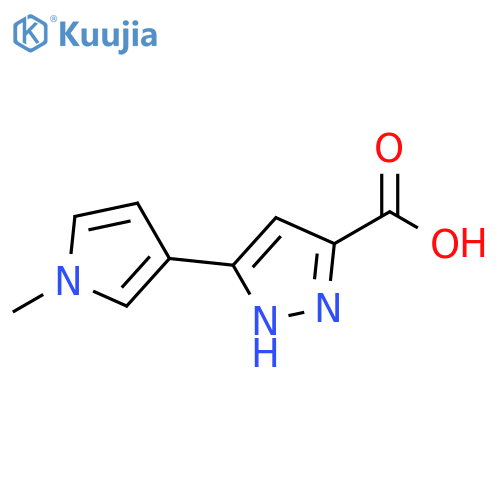 5-(1-methyl-1H-pyrrol-3-yl)-1H-pyrazole-3-carboxylic acid structure
