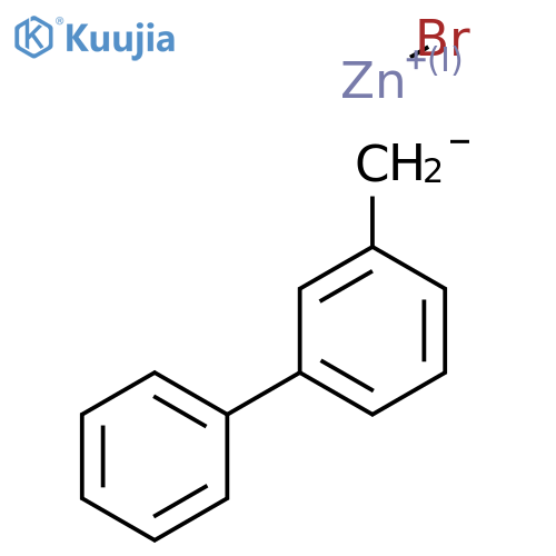 (Biphenyl-3-ylmethyl)zinc bromide, 0.50 M in THF structure
