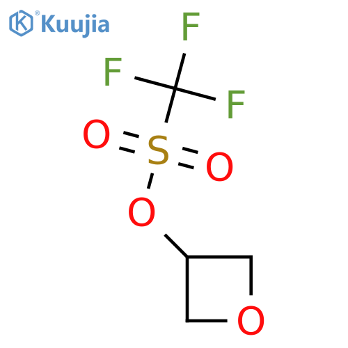 Oxetan-3-yl trifluoromethanesulfonate structure