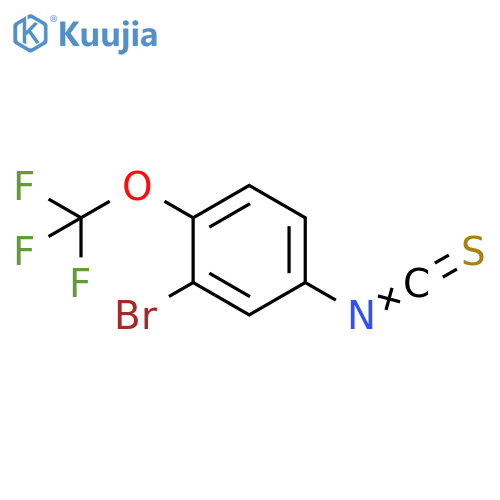 3-Bromo-4-(trifluoromethoxy)phenylisothiocyanate structure