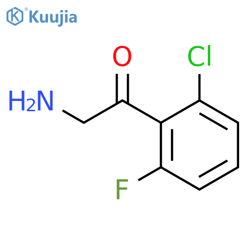 2-amino-1-(2-chloro-6-fluorophenyl)ethan-1-one structure