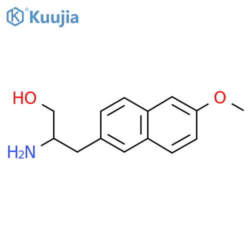 2-amino-3-(6-methoxynaphthalen-2-yl)propan-1-ol structure