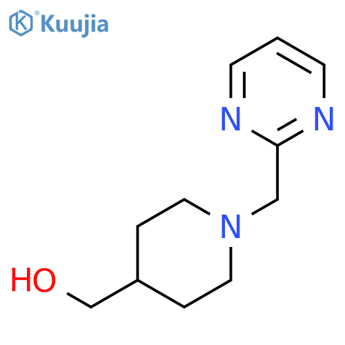 {1-[(pyrimidin-2-yl)methyl]piperidin-4-yl}methanol structure