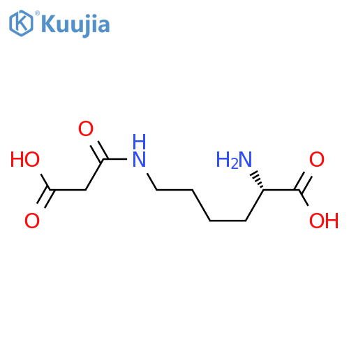 N6-(2-Carboxyacetyl)-L-lysine structure