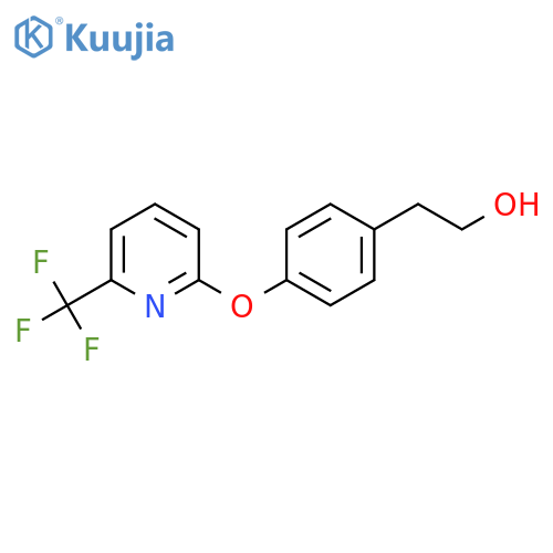 2-(4-((6-(Trifluoromethyl)pyridin-2-yl)oxy)phenyl)ethanol structure