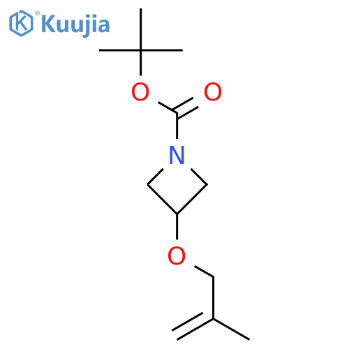 tert-butyl 3-[(2-methylprop-2-en-1-yl)oxy]azetidine-1-carboxylate structure