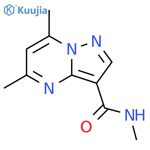 Pyrazolo[1,5-a]pyrimidine-3-carboxamide, N,5,7-trimethyl- structure