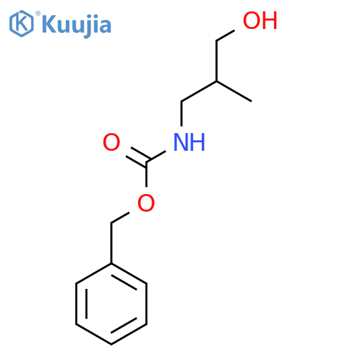 Benzyl 3-hydroxy-2-methylpropylcarbamate structure