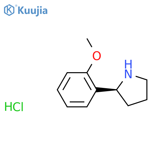 (s)-2-(2-Methoxyphenyl)pyrrolidine hydrochloride structure