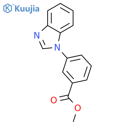 Methyl 3-(1H-benzo[d]imidazol-1-yl)benzoate structure