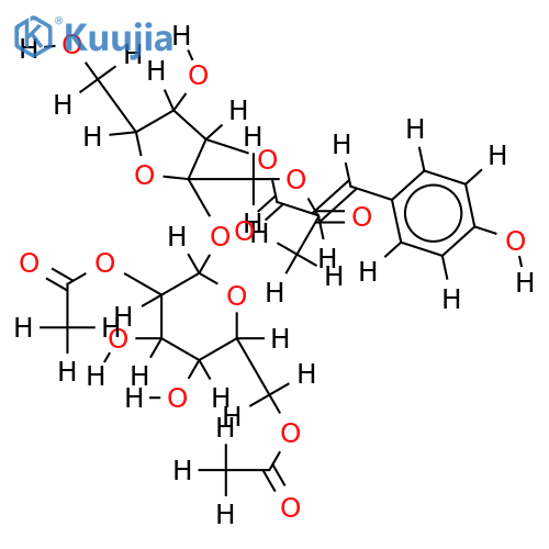 1,2',6'-O-triacetyl-3-O-trans-p-coumaroylsucrose structure