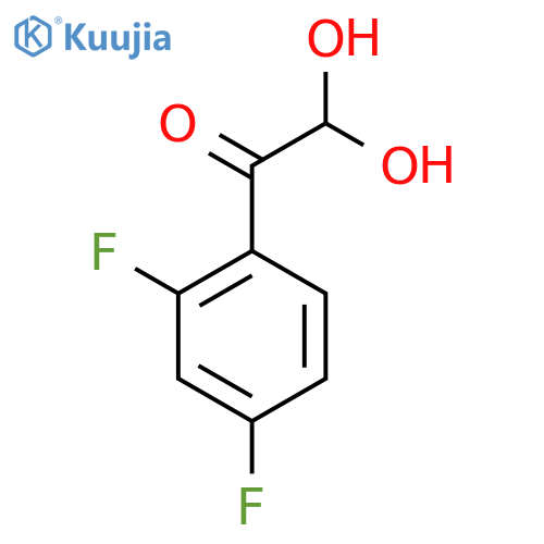 1-(2,4-Difluorophenyl)-2,2-dihydroxyethanone structure