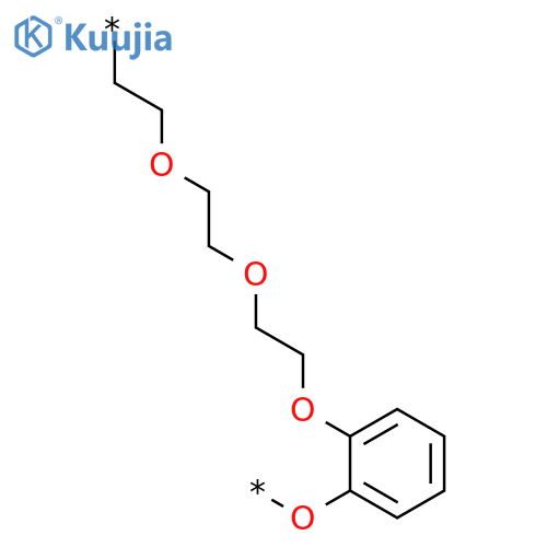 Poly(oxy-1,2-phenyleneoxy-1,2-ethanediyloxy-1,2-ethanediyloxy-1,2-ethanediyl) structure