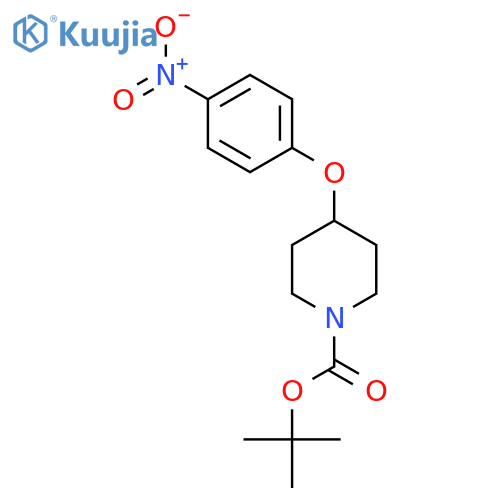 1-BOC-4-(4-nitrophenoxy)piperidine structure