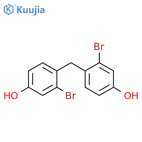 Phenol, 4,4'-methylenebis[3-bromo- structure