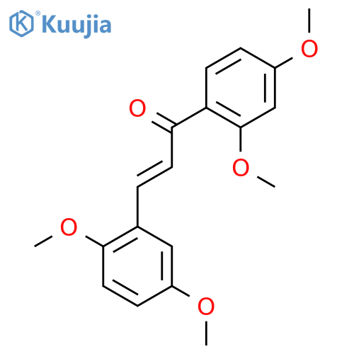 (2E)-1-(2,4-Dimethoxyphenyl)-3-(2,5-dimethoxyphenyl)prop-2-en-1-one structure