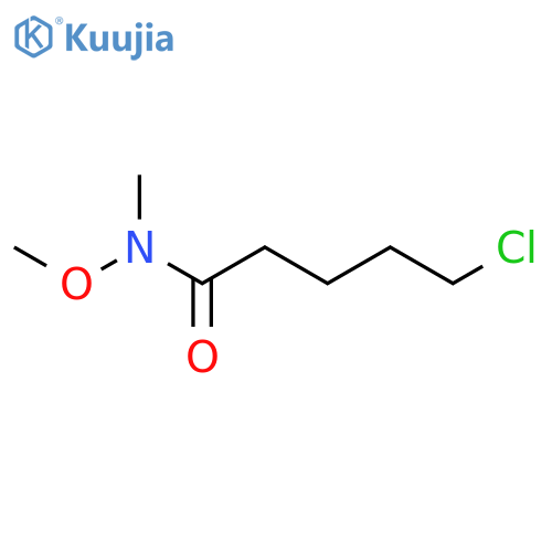 5-chloro-N-methoxy-N-methylpentanamide structure